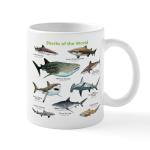 Sharks of the World Ceramic Mug - 11oz