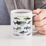 Sharks of the World Ceramic Mug - 11oz