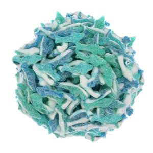 Sour Blueberry Sharks Candy, 1 lb