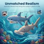 Shark Plush Toys - 2 Pack Large Sizes