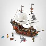 LEGO Creator 3-in-1 Pirate Ship & Shark Set