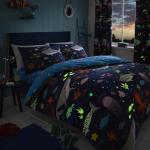Glow in the Dark Shark Duvet Cover for Kids