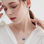 Sterling Silver Shark Pendant Necklace for Women