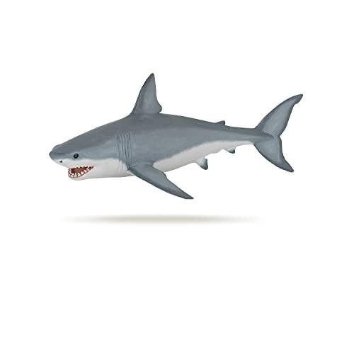 White Shark Figurine - Realistic and Hand-Painted