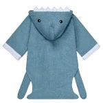 Blue Shark Hooded Baby Bathrobe and Towel