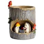 Cute Hedgehog Succulent Planter for Office or Garden