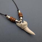 Cool Tooth-Shaped Necklace for Kids - Shark Design