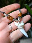 Cool Tooth-Shaped Necklace for Kids - Shark Design