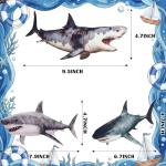 Sharks Peel and Stick Wall Decals - 8 Pieces