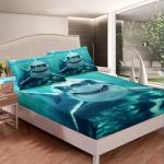 Shark-themed Fitted Sheet Set for Kids