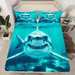 Shark-themed Fitted Sheet Set for Kids
