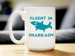 Funny Shark Coffee Mug - 15oz for Sarcastic Parents
