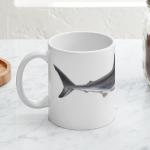 Great White Shark Ceramic Coffee Mug 11 oz
