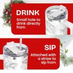 Funny 40 oz Stainless Steel Travel Tumbler