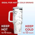 Funny 40 oz Stainless Steel Travel Tumbler