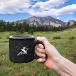 San Jose Sharks Laser Engraved Campfire Mug 12oz