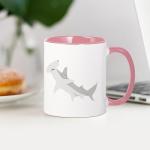 Hammerhead Shark Ceramic Coffee Mug - 11 oz