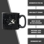 San Jose Sharks Laser Engraved Campfire Mug 12oz