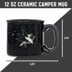 San Jose Sharks Laser Engraved Campfire Mug 12oz