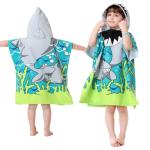 Kids Shark Hooded Beach Towel - Athaelay