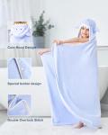 ZIONOR Shark Hooded Towel for Kids