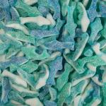 Sour Blueberry Sharks Candy, 1 lb