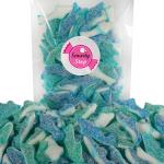 Sour Blueberry Sharks Candy, 1 lb