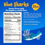 Blue Raspberry Shark Gummies - 11oz Bag