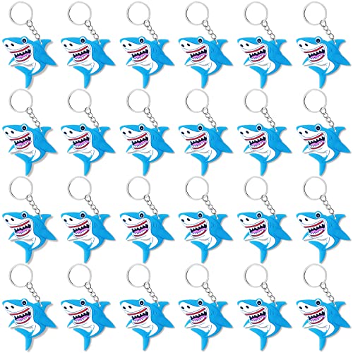 Shark Keyring Party Favors for Underwater Fun