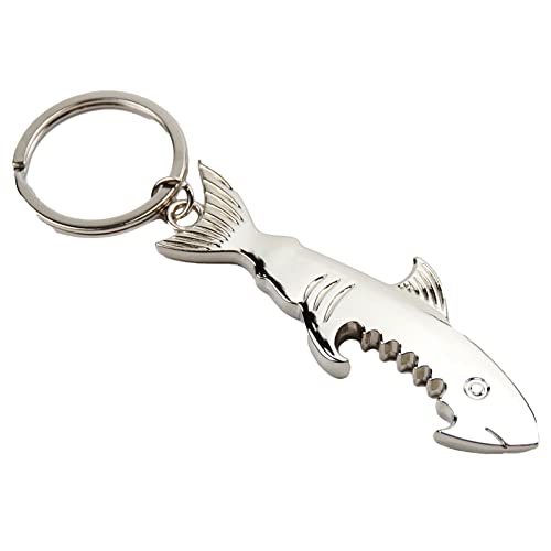 Shark Bottle Opener Keychain Pendant