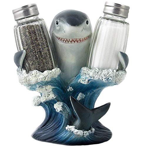 Great White Shark Salt & Pepper Shaker Set