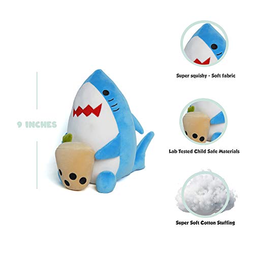 Boba Shark Plush Toy - Cute and Squishy!