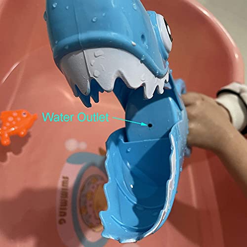 Shark Waterfall Bath Toy Set with Cups