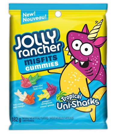 Tropical Sharks Gummy Candy - 182g/6.4oz
