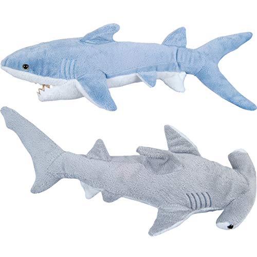 Shark Plush Toys - 2 Pack Large Sizes