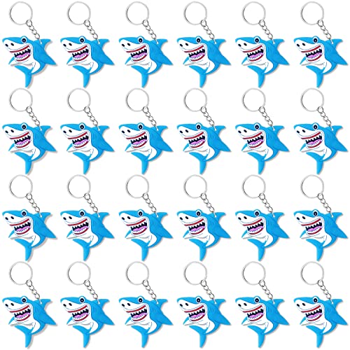 Shark Keyring Party Favors for Underwater Fun