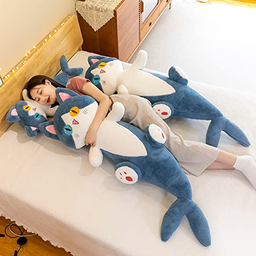 Cute Plush Shark Throw Pillow for Kids