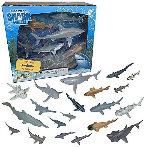 20-Piece Premium Shark Toy Collection