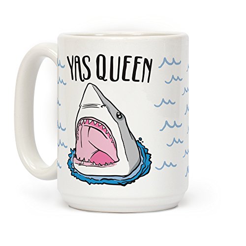Yas Queen Shark Ceramic Coffee Mug