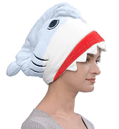 Super Absorbent Shark Hair Towels for Women