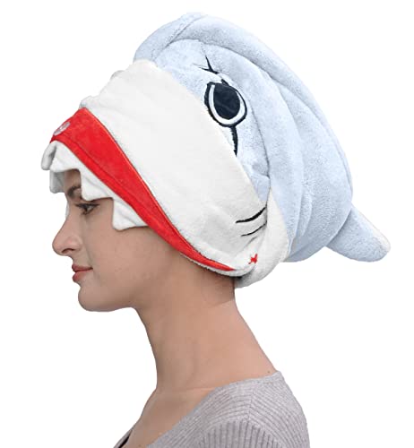 Super Absorbent Shark Hair Towels for Women