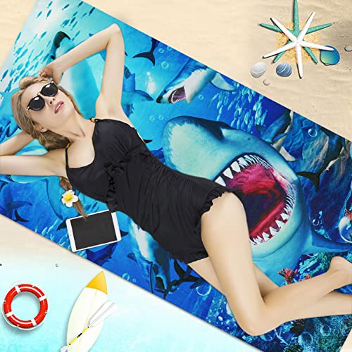 Shark Mouth Beach Towel for All Ages