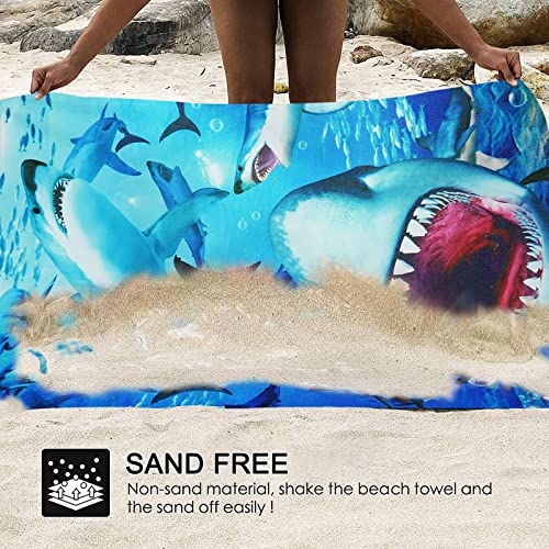 Shark Mouth Beach Towel for All Ages
