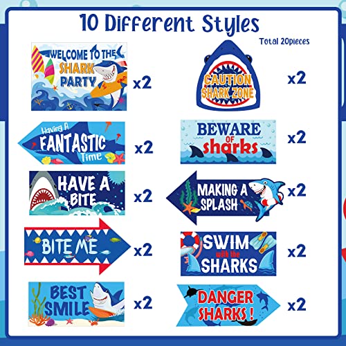 Shark Theme Party Decor Bundle