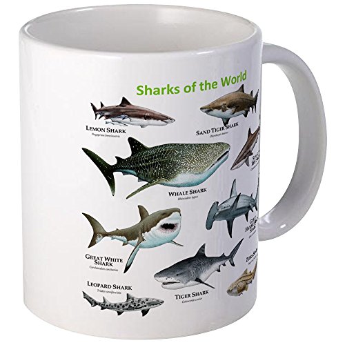 Sharks of the World Ceramic Mug - 11oz