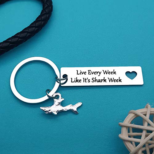 Shark Week Keychain for Shark Lovers