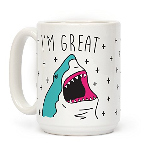 Great Shark Coffee Mug - 15 oz