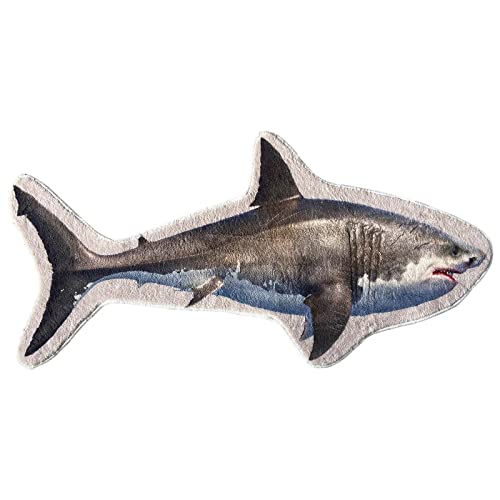 Shark Plush Rug for Home Decor