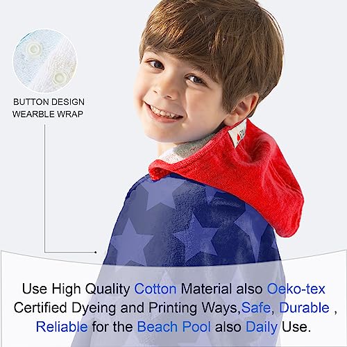 Shark Hooded Towel for Kids - Oversize Cotton