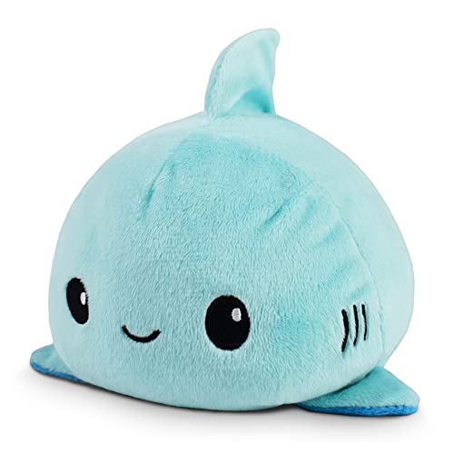 Reversible Shark Mood Plushie in Blue